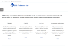 Tablet Screenshot of fzbtechnology.com